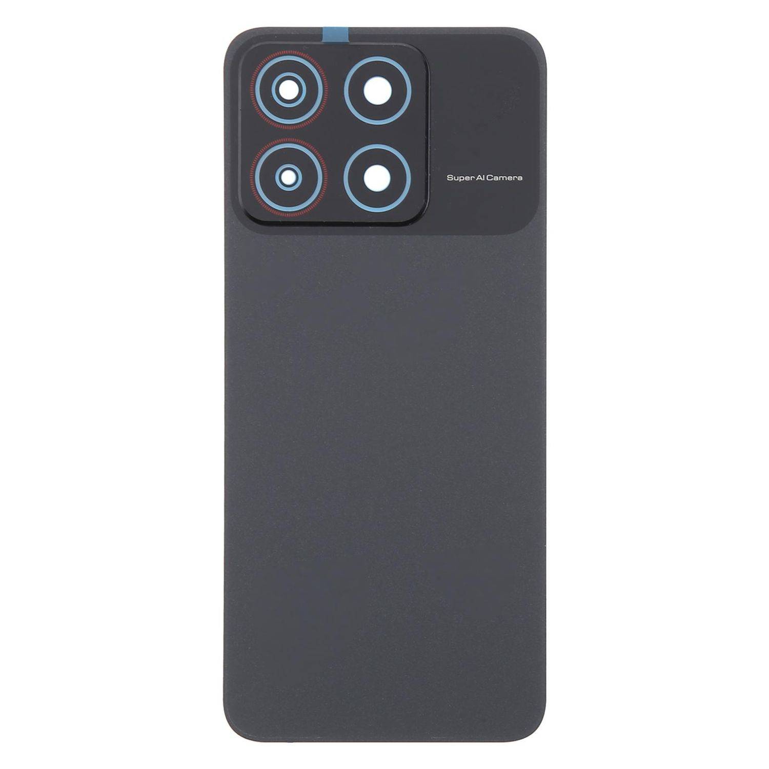 Für ZTE Blade A35 Akkudeckel Backcover mit Kameraabdeckung Ersatzteil Schwarz
