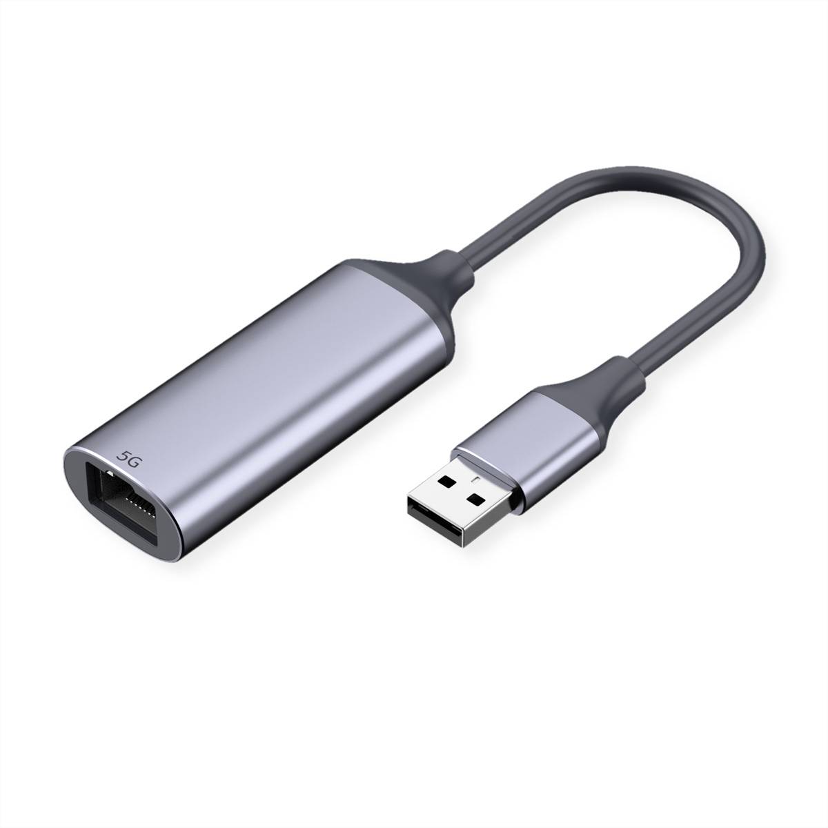 VALUE USB 3.2 Gen 1 Typ A zu 5-Gigabit-Ethernet Konverter Netzwerk-Adapter Gigabit Ethernet