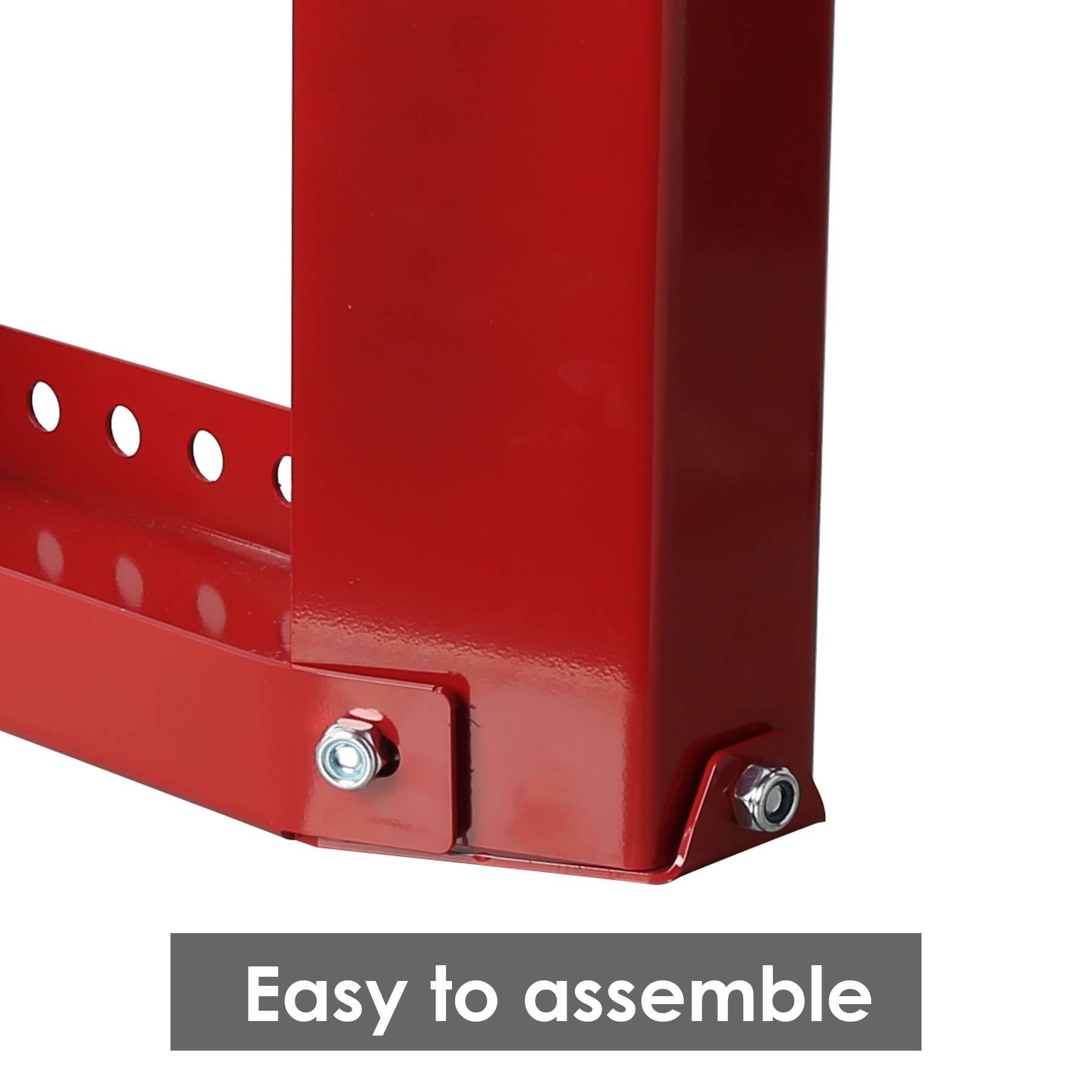 Motorrad Ständer 1er Motorradwippe Anhänger Verladehilfe einstellbar Motorradständer Vorderradklemme mit 3 Ankerbolzenlöchern Transportständer Ra