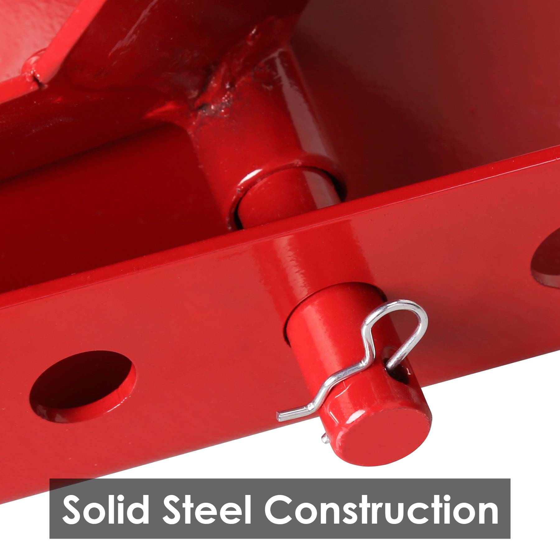 Motorrad Ständer 1er Motorradwippe Anhänger Verladehilfe einstellbar Motorradständer Vorderradklemme mit 3 Ankerbolzenlöchern Transportständer Ra