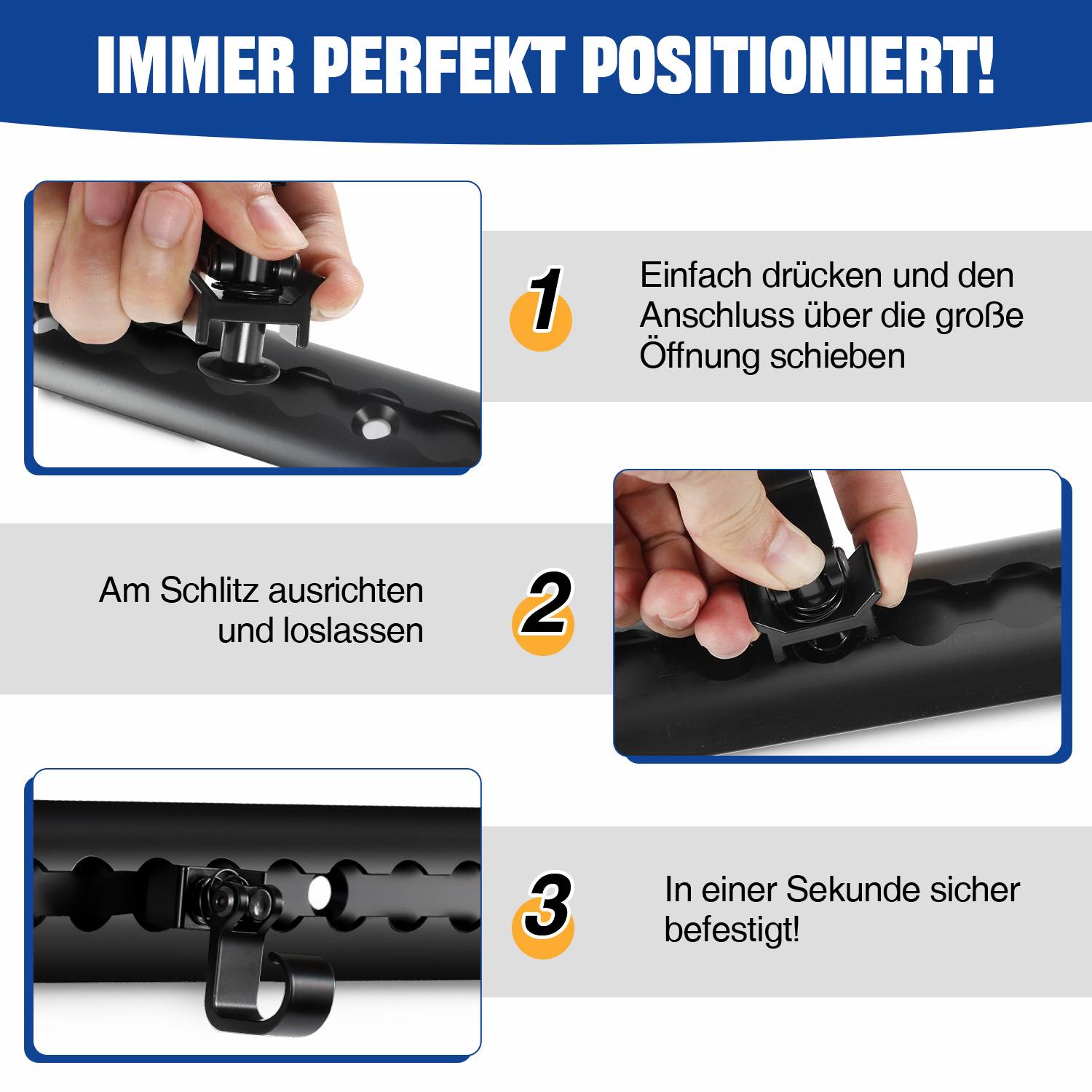 Single Fitting mit Haken für Airlineschiene Endbeschlag Endfittinge Zurrschiene 20 Stück