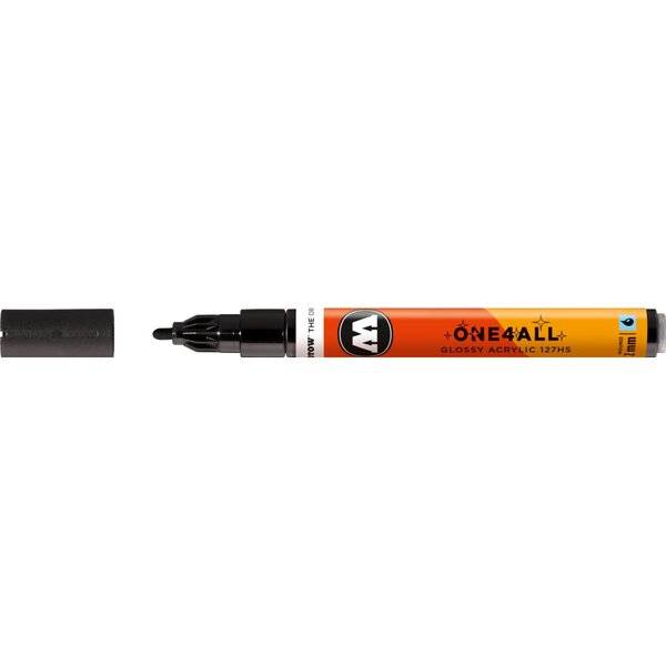 Acrylmarker One4All Glossy 127HS #252 schwarz glanz