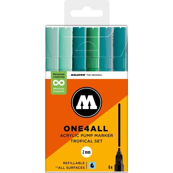 Acrylmarker One4All 127HS Tropical Set