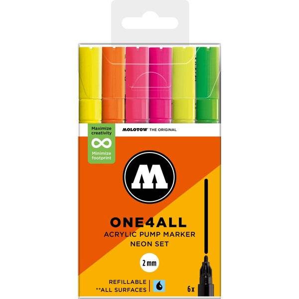 Acrylmarker One4All 127HS Neon Set