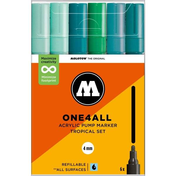 Acrylmarker One4All 227HS Tropical Set