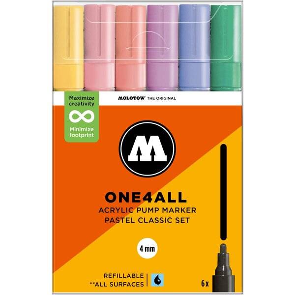 Acrylmarker One4All 227HS Pastel Classic Set
