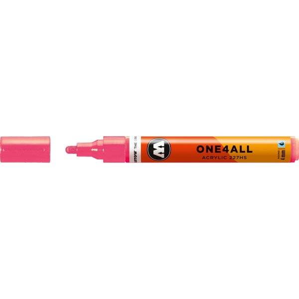 Acrylmarker ONE4ALL 227HS #262 antistatik neonrot fluo