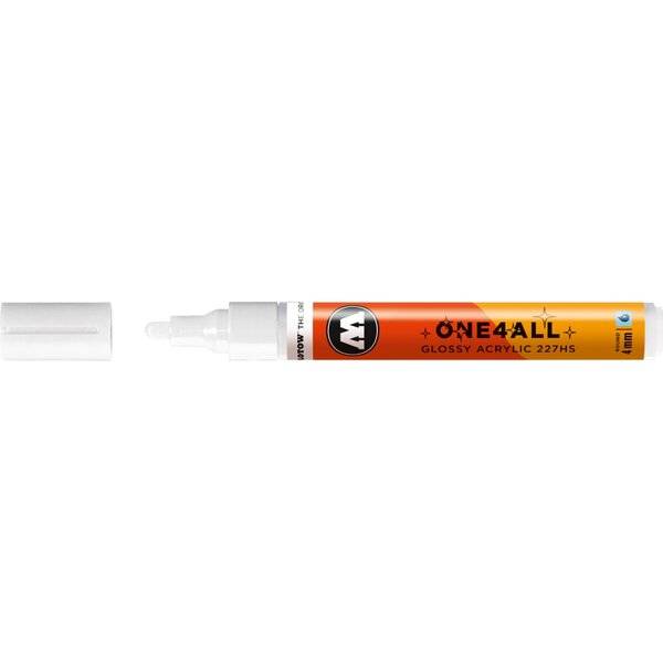 Acrylmarker One4All Glossy 227HS #251 weiß glanz