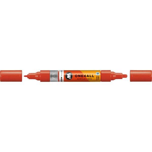 Acrylmarker One4All Twin 1,5mm/4mm blutorange