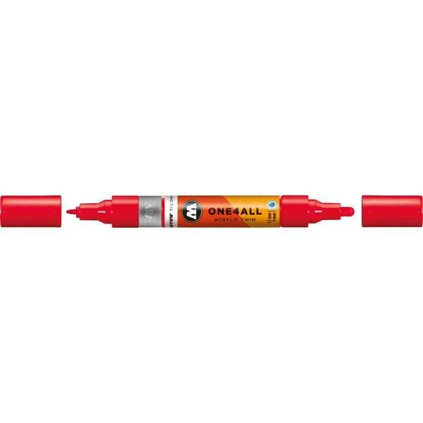 Acrylmarker One4All Twin 1,5mm/4mm MAD C kirschrot