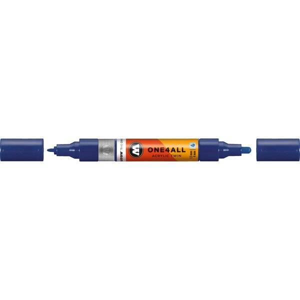 Acrylic marker One4All Twin 1,5mm/4mm seen nachtblau