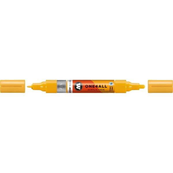 Acrylmarker One4All Twin 1,5mm/4mm senfgelb