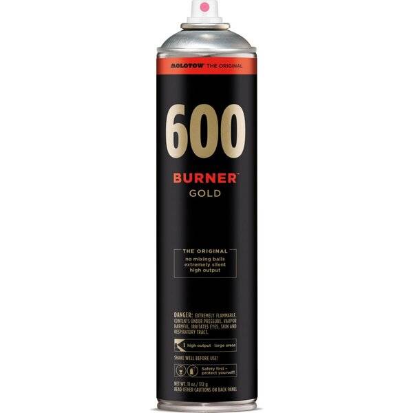 Spray BURNER 600ml gold