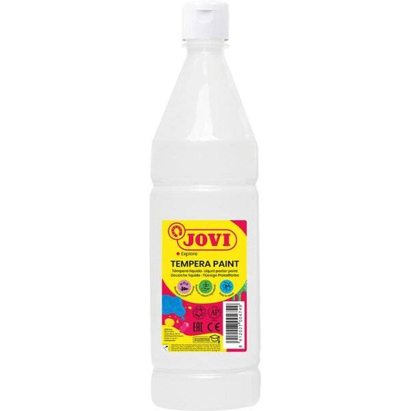 Flüssige Plakatfarbe 1000ml Flasche, weiß