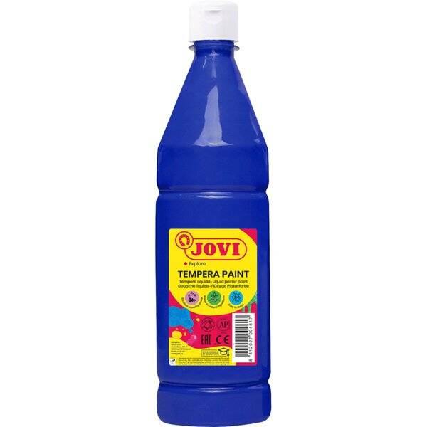 Flüssige Plakatfarbe 1000ml Flasche, dunkelblau