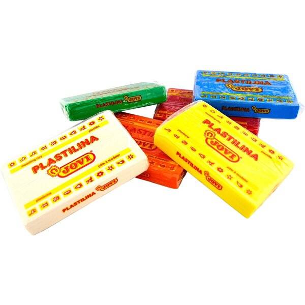 Plastilina Knetmasse 15 Stangen a 350g, sort. Hauptfarben