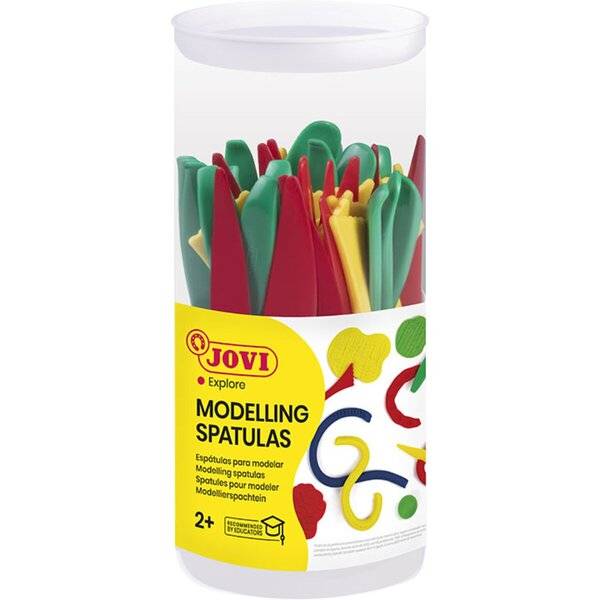 Modellierbestecke Kunststoff 48er Dose, 3 Modelle