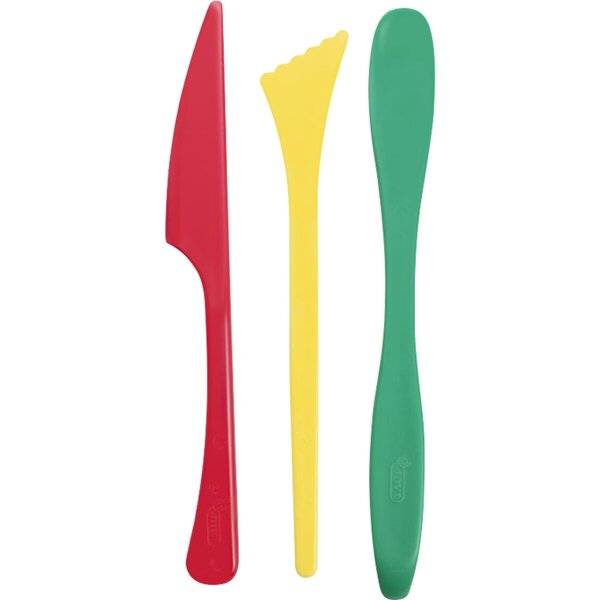 Modellierbestecke Kunststoff 48er Dose, 3 Modelle