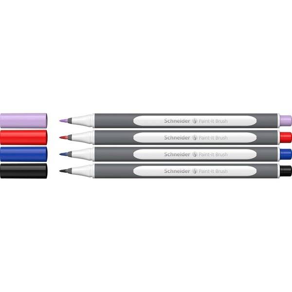 Brushpen Paint-It 070 Karton-Etui 4 Stück sortiert