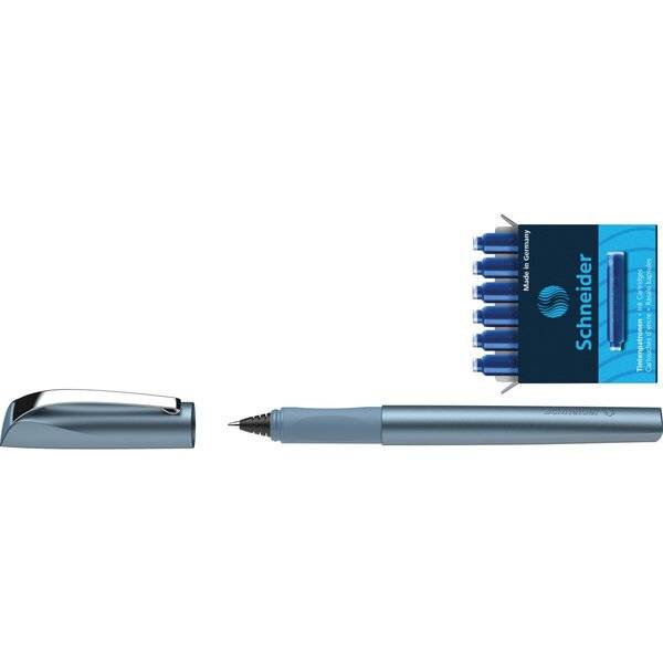 Set Tintenroller Ceod Shiny blue/Tintenpatronen blau
