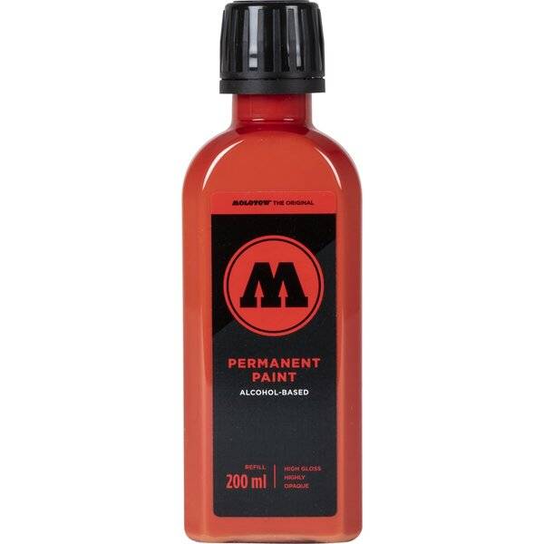 PERMANENT PAINT 200ml verkehrsrot