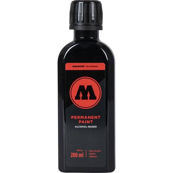 PERMANENT PAINT 200ml signalschwarz