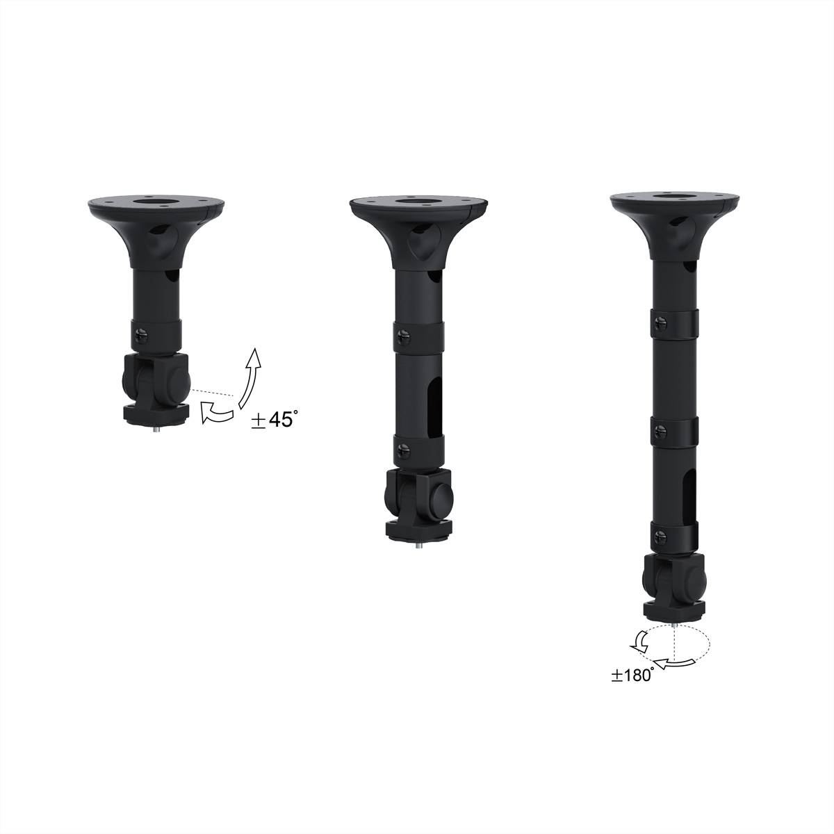 ROLINE Projektor-Deckenhalterung, verstellbar, bis 3 kg