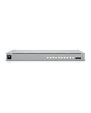 Ubiquiti Switch full managed Layer3 12 Port 10x 10 GbE PoE Budget 400W 8x PoE+++ 2x 1U professioneller 10-Port-Layer-3-Etherlighting-PoE+++-