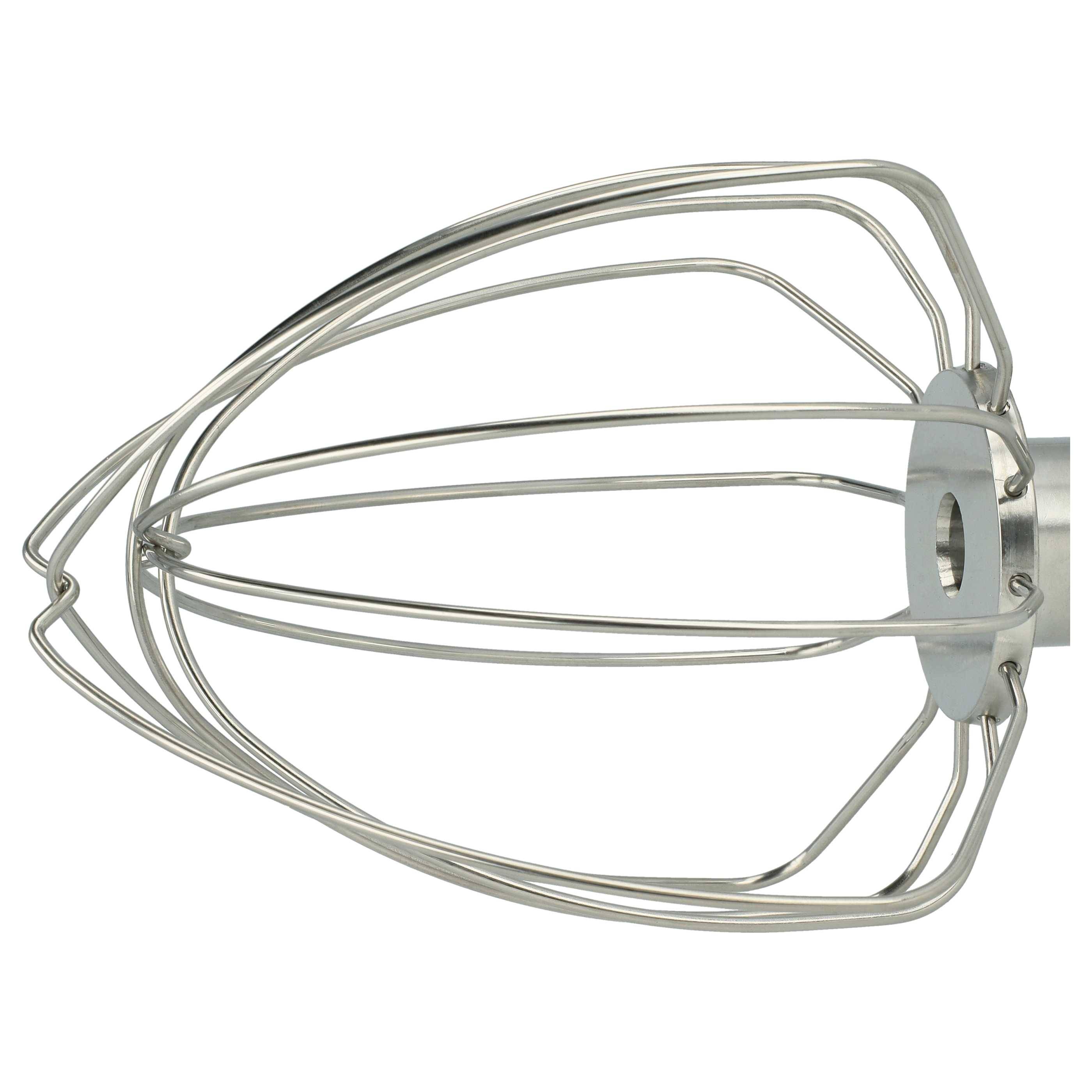 vhbw 3-tlg. Ersatzteil-Set kompatibel mit KitchenAid KSM155, KSM158 Küchenmaschine - Schneebesen, Flachrührer, Knethaken