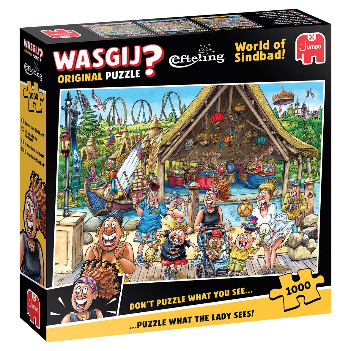 Wasgij Efteling, World of Sindbad!, 1000 Teile Puzzle