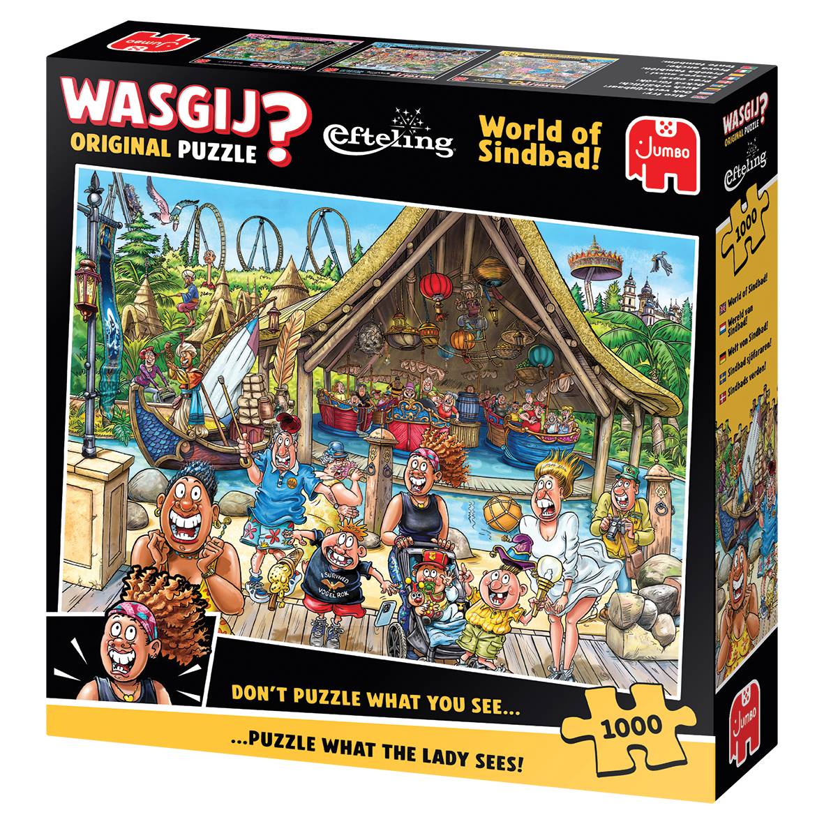 Wasgij Efteling, World of Sindbad!, 1000 Teile Puzzle