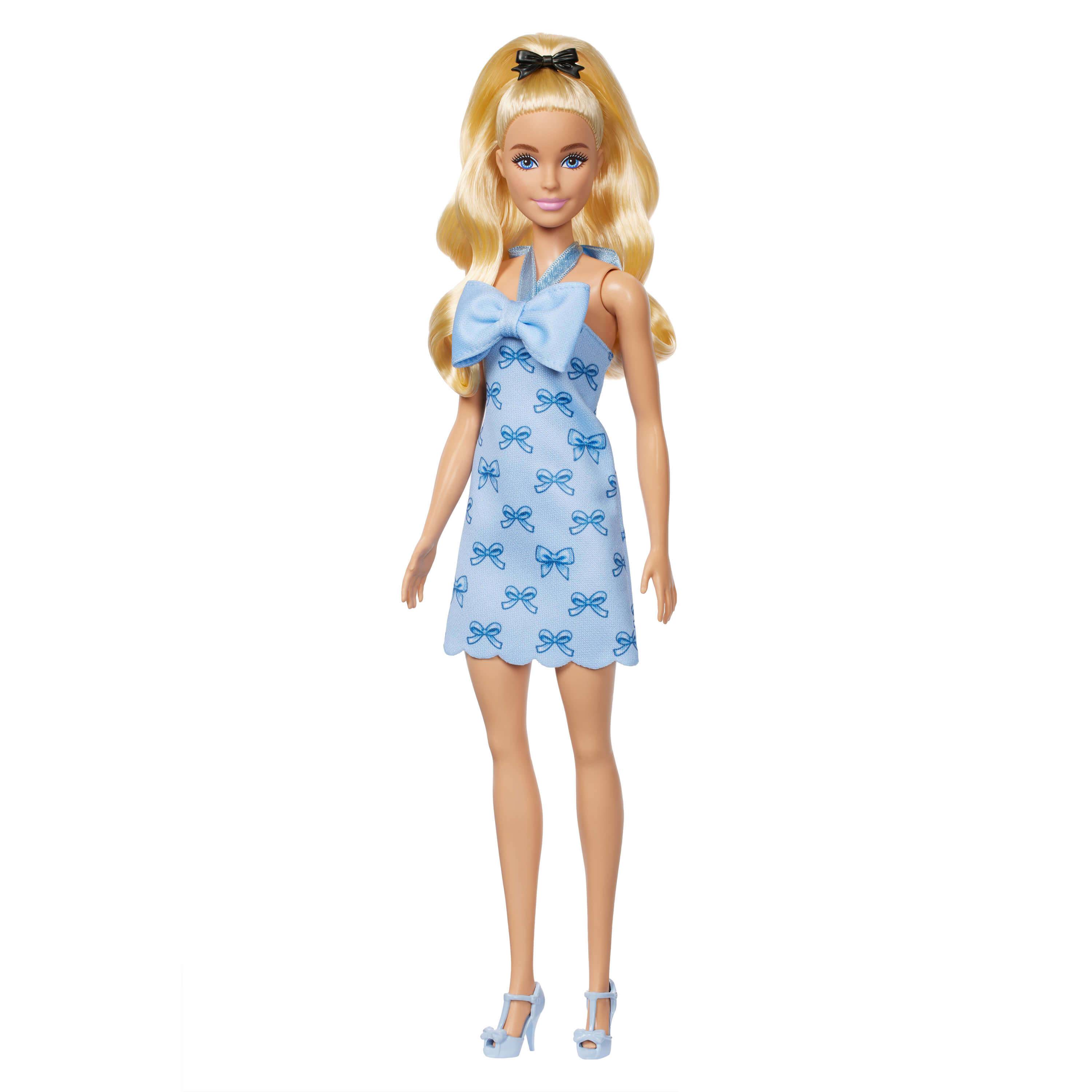 Mattel FBR37; HYT93 - Barbie Fashionista Puppe - Blue Bows - % OS; VOL %