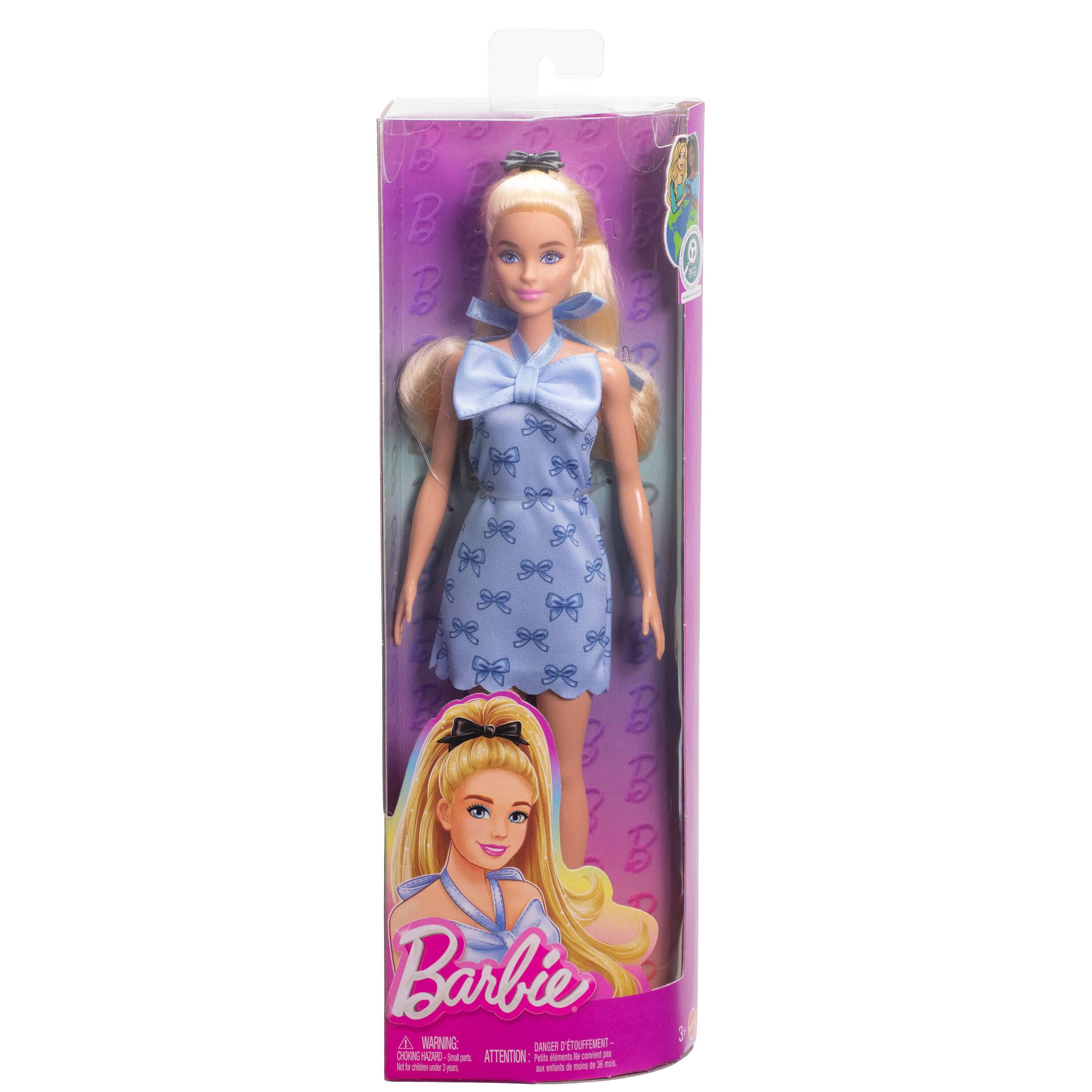 Mattel FBR37; HYT93 - Barbie Fashionista Puppe - Blue Bows - % OS; VOL %