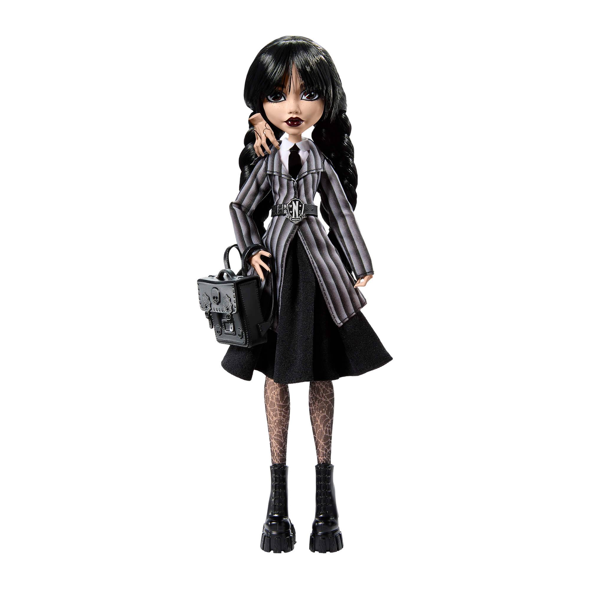 Mattel HXJ04 - Monster High x Wednesday Wednesday Addams Puppe