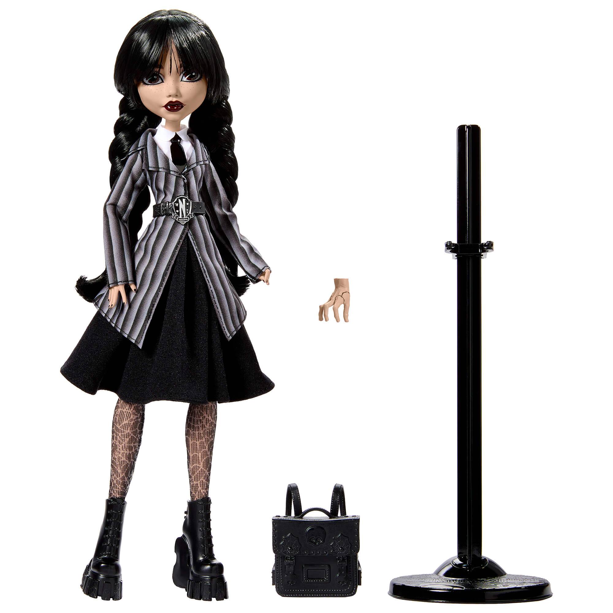 Mattel HXJ04 - Monster High x Wednesday Wednesday Addams Puppe