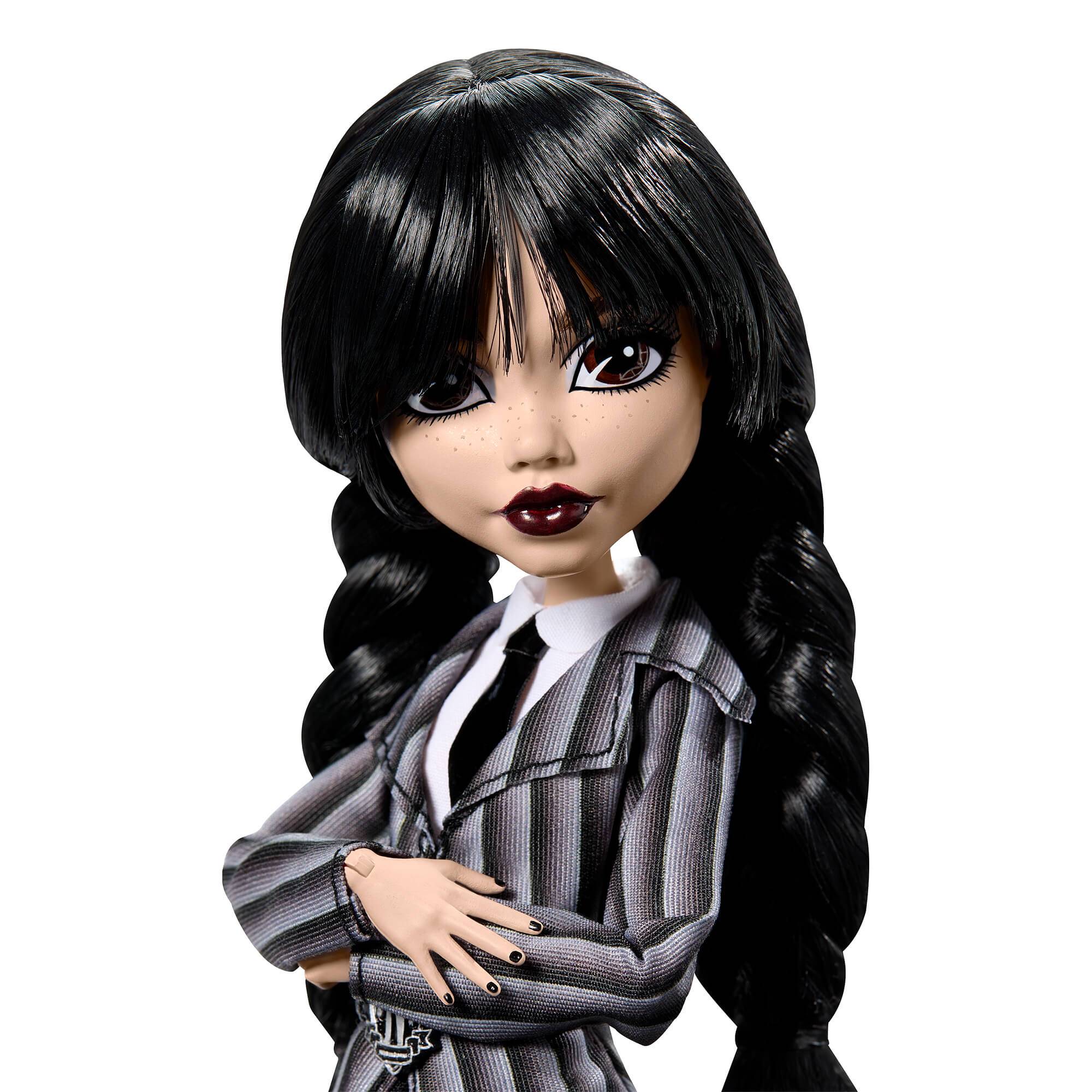 Mattel HXJ04 - Monster High x Wednesday Wednesday Addams Puppe