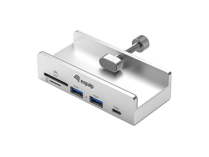 Equip 128968, USB 3.2 Gen 1 (3.1 Gen 1) Type-A, USB 3.2 Gen 1 (3.1 Gen 1) Type-A, USB 3.2 Gen 1 (3.1 Gen 1) Type-C, MicroSD (TransFlash), SD, 5000