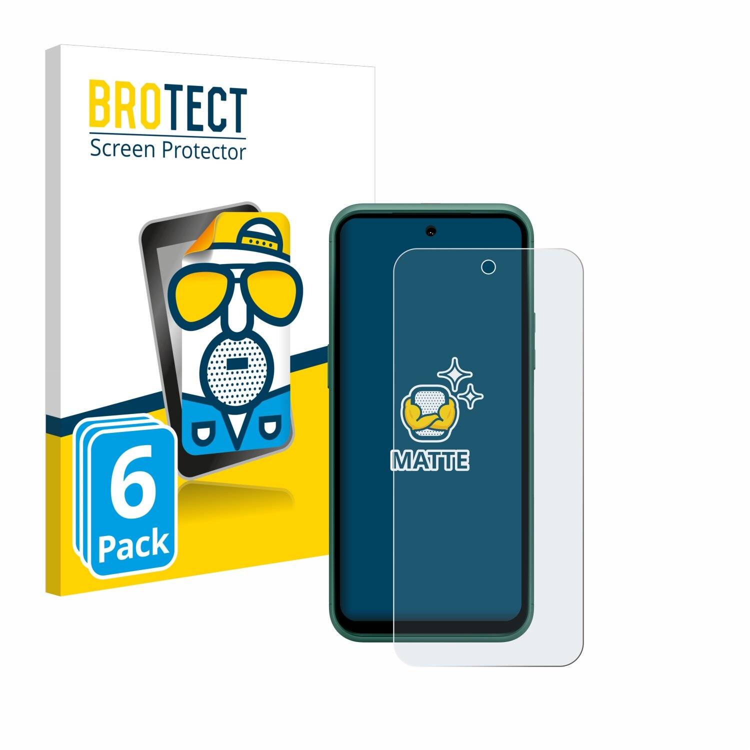 6x BROTECT Entspiegelungs-Folie für Nokia XR21 Limited