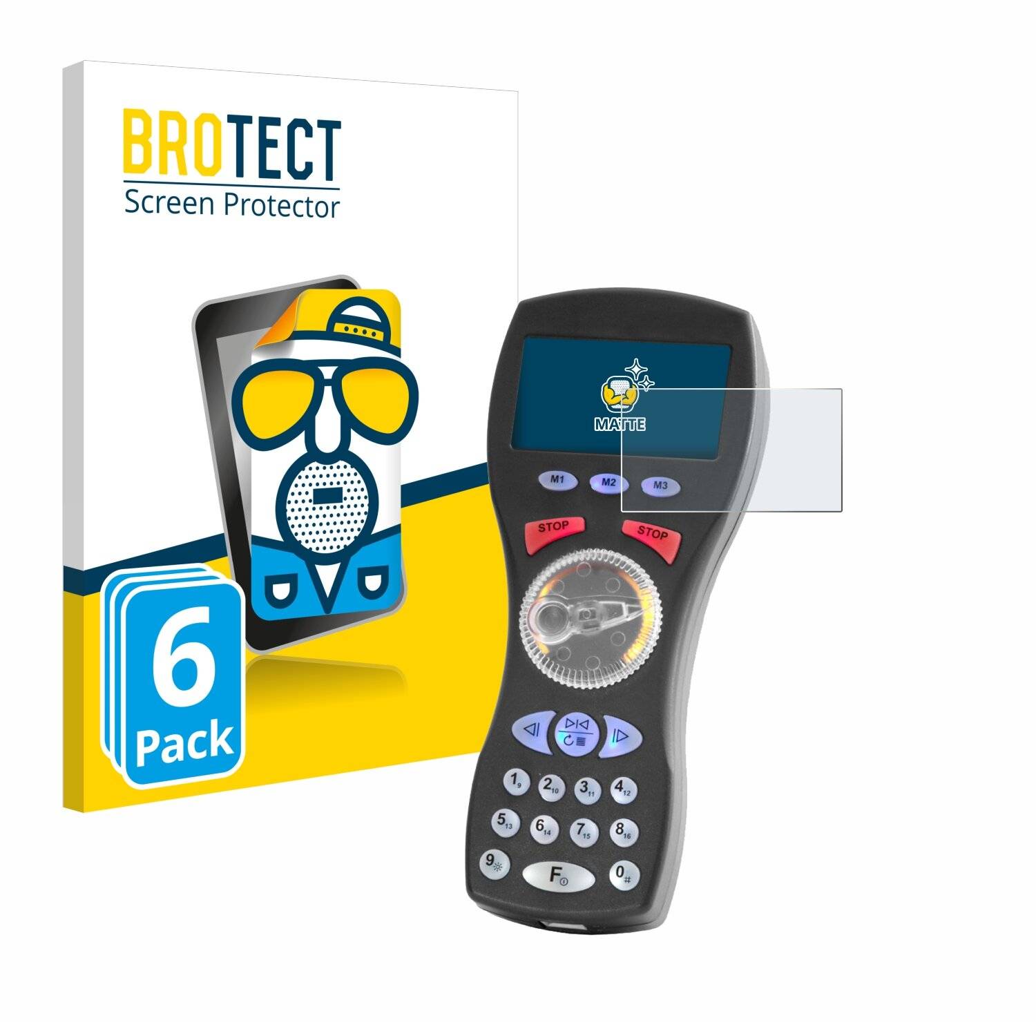 6x BROTECT Entspiegelungs-Folie für Massoth Dimax
