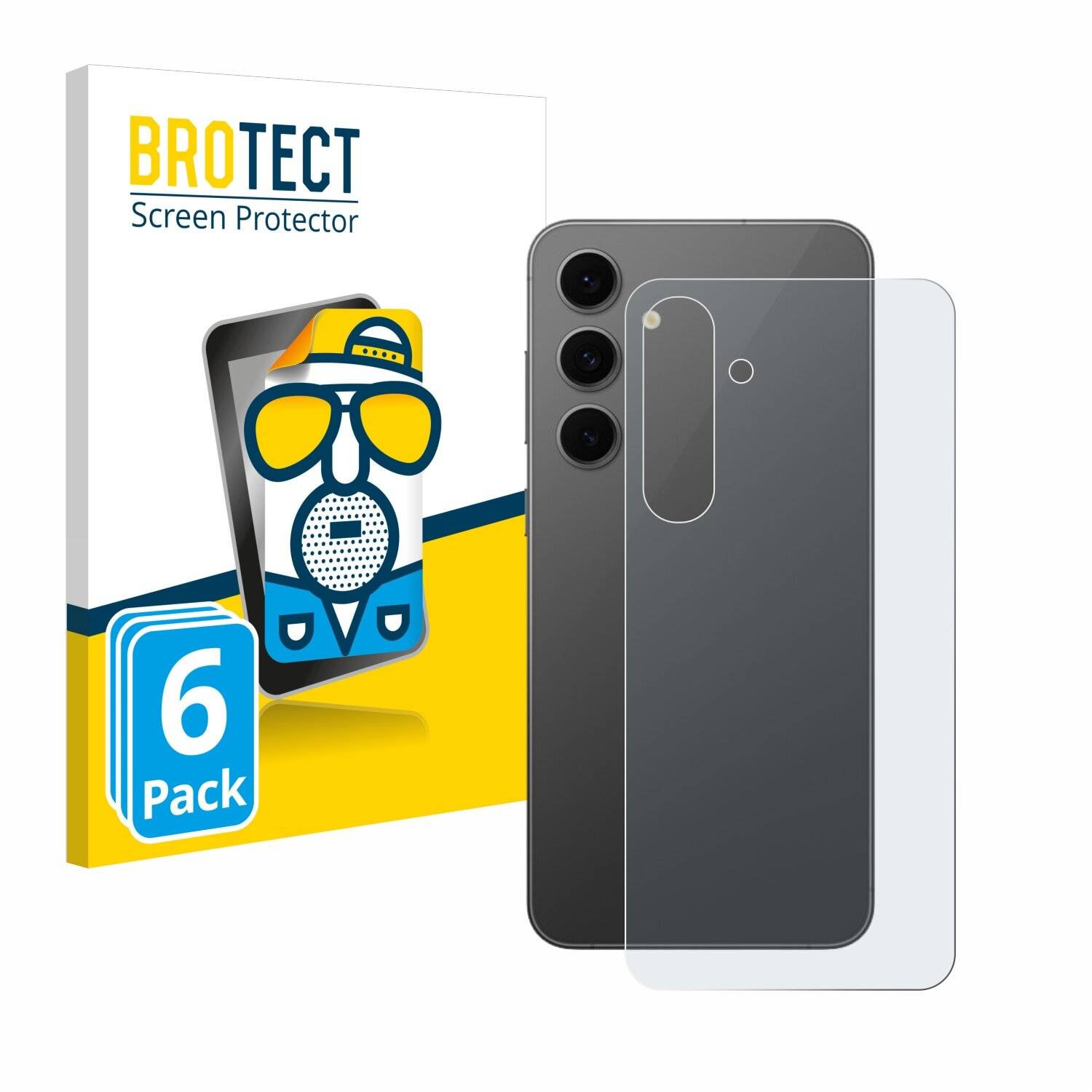 6x BROTECT Entspiegelungs-Folie für Samsung Galaxy S24 FE