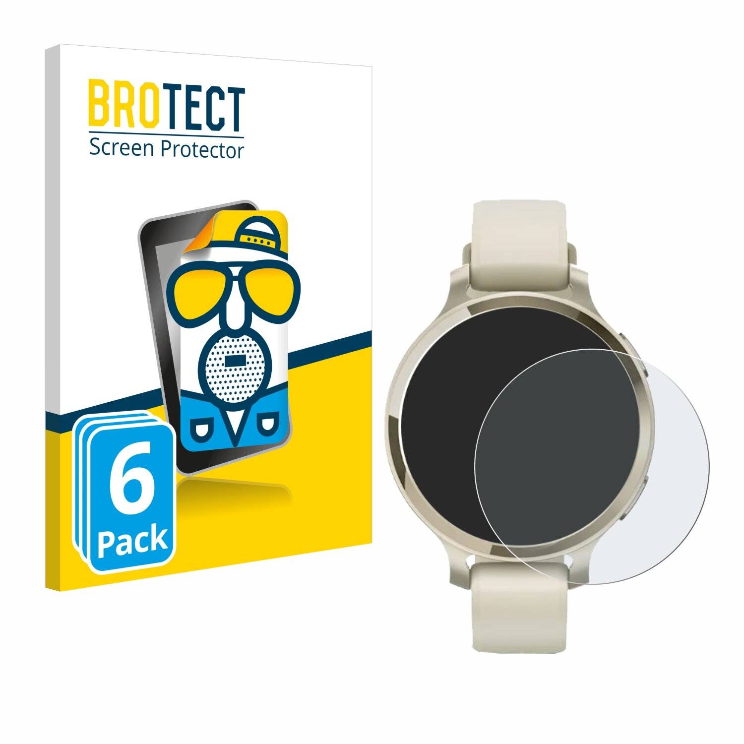 6x BROTECT Entspiegelungs-Folie für Garmin Lily 2
