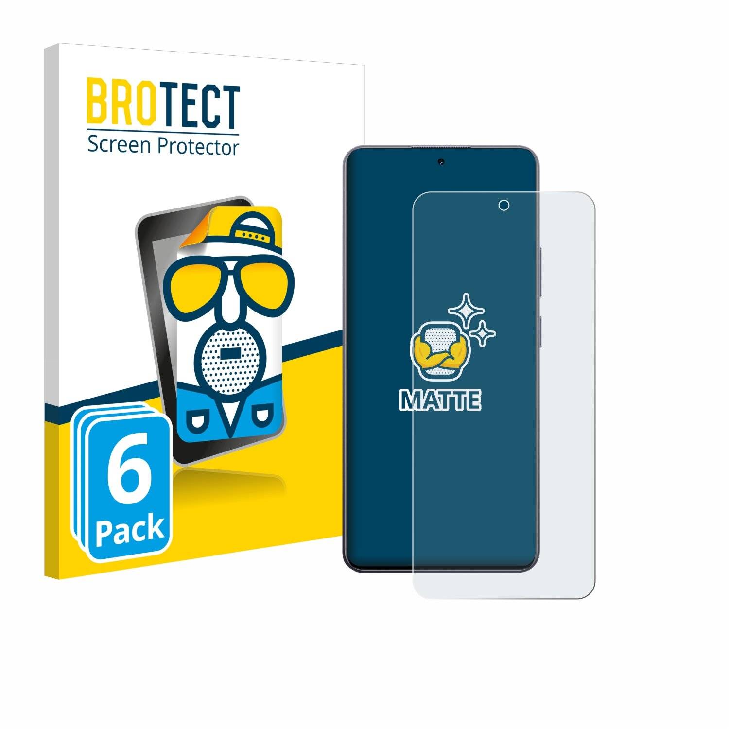 6x BROTECT Entspiegelungs-Folie für realme 13
