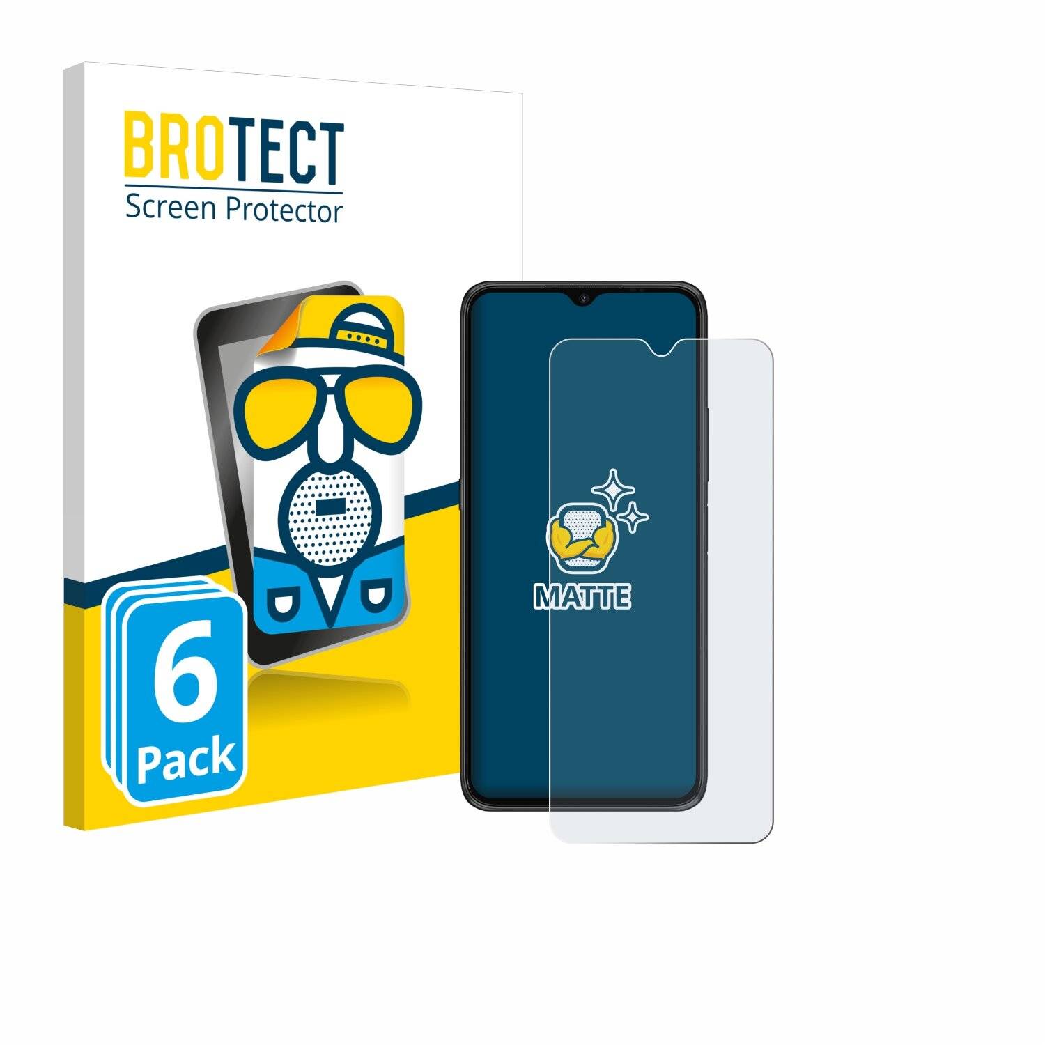 6x BROTECT Entspiegelungs-Folie für Umidigi Power