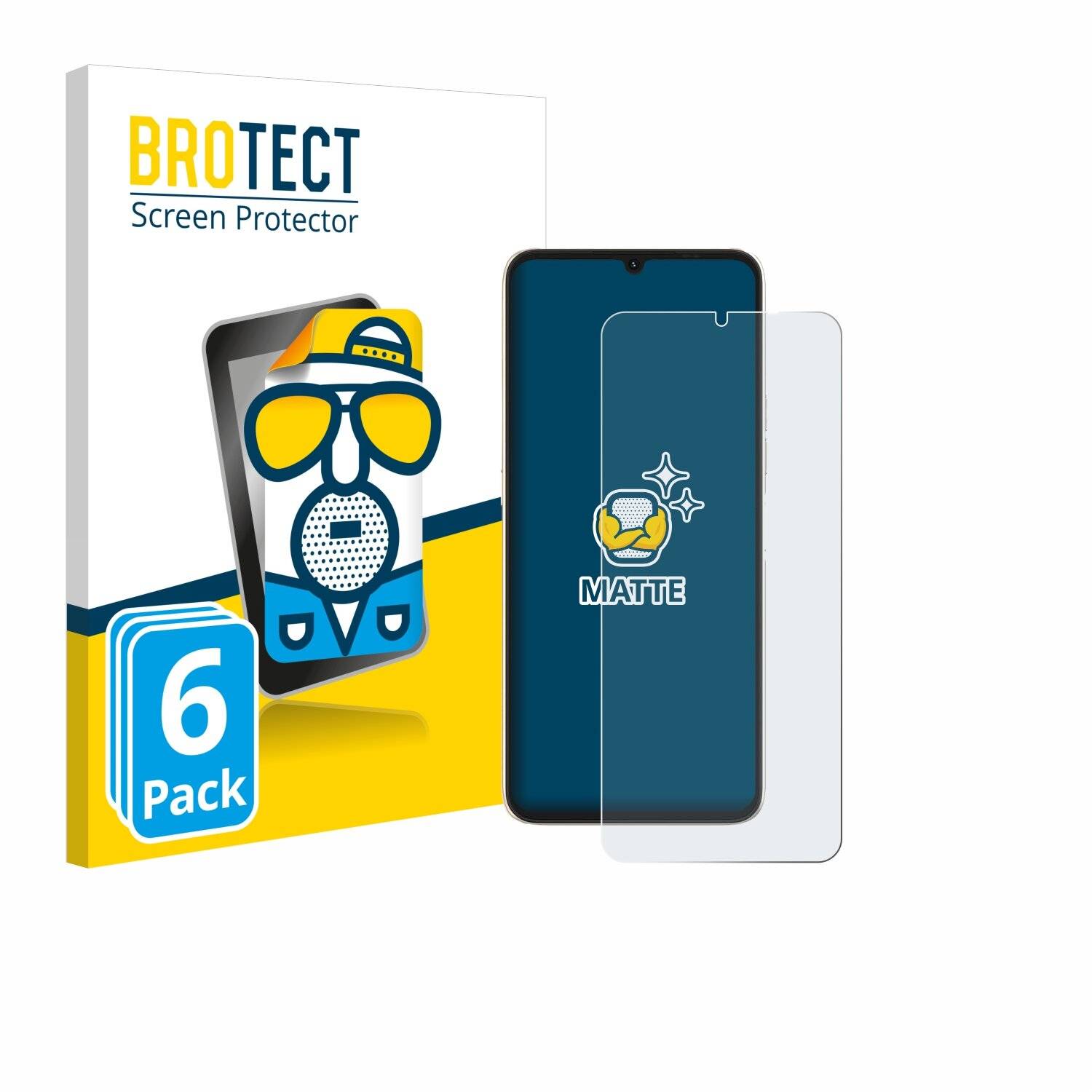 6x BROTECT Entspiegelungs-Folie für Umidigi F3