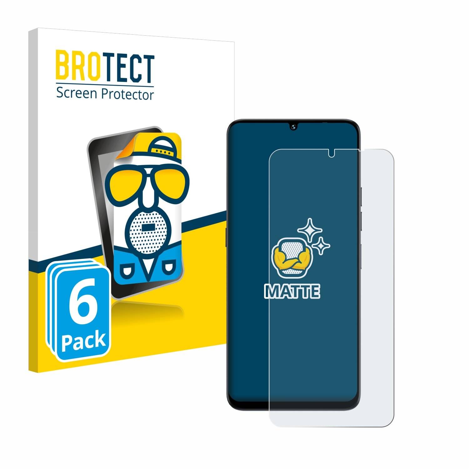 6x BROTECT Entspiegelungs-Folie für Umidigi G9