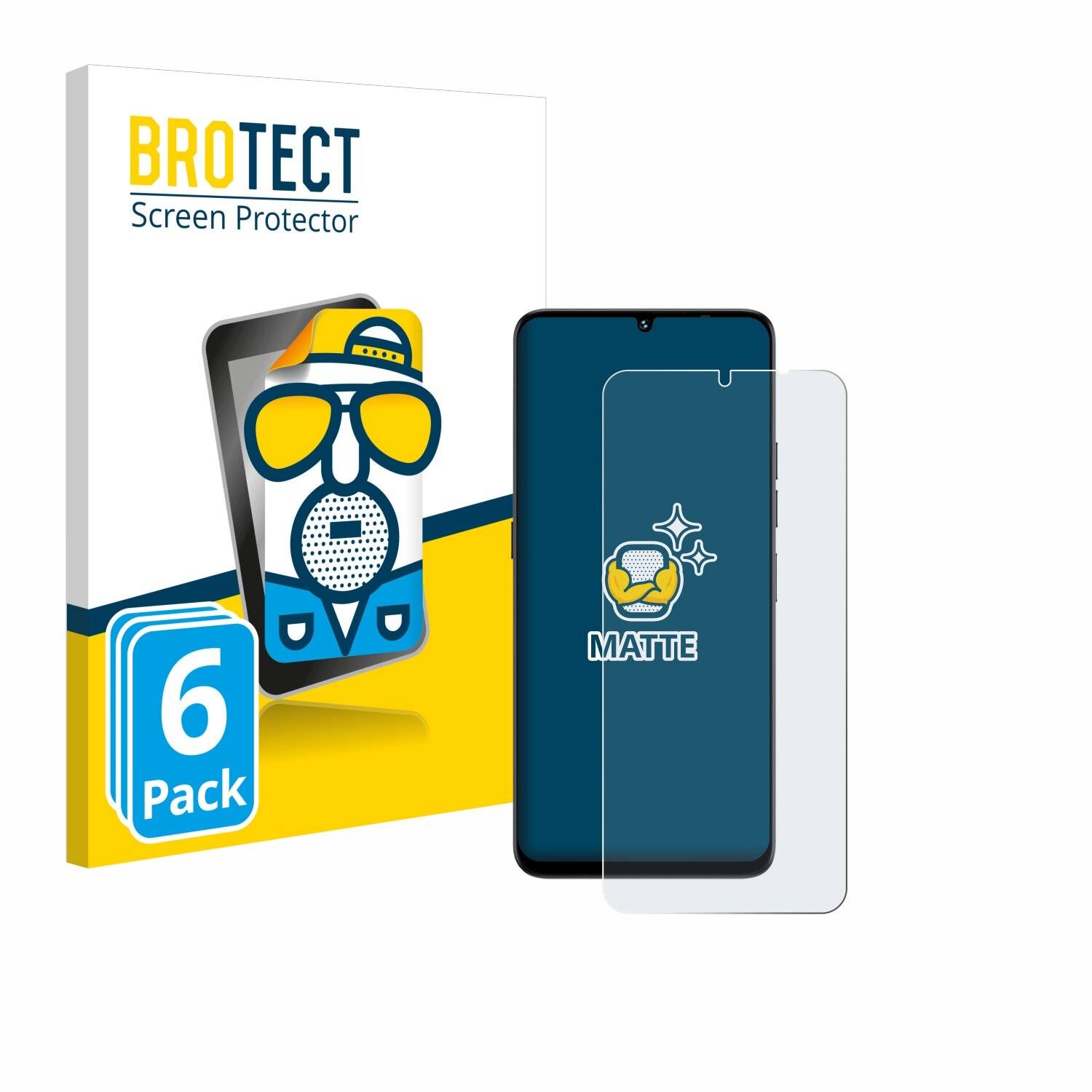 6x BROTECT Entspiegelungs-Folie für Umidigi G9
