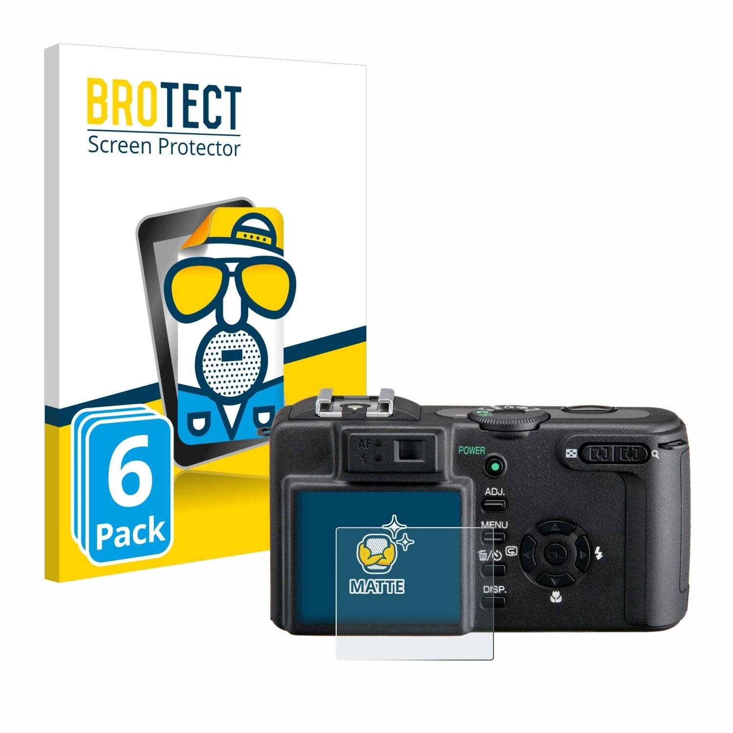 6x BROTECT Entspiegelungs-Folie für Ricoh Caplio