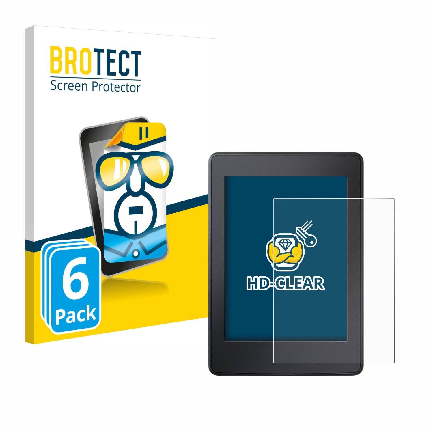 6x BROTECT Displayschutz-Folie für Amazon Kindle Paperwhite 2015 (7.
