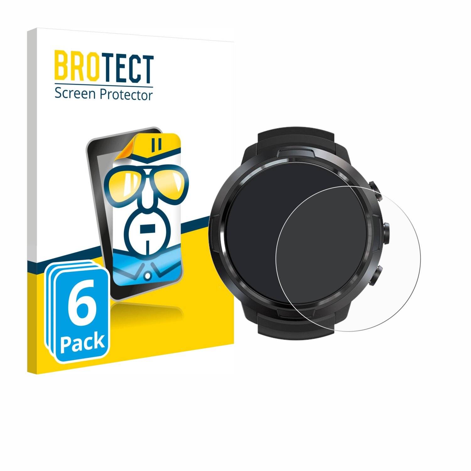 6x BROTECT Displayschutz-Folie für Suunto