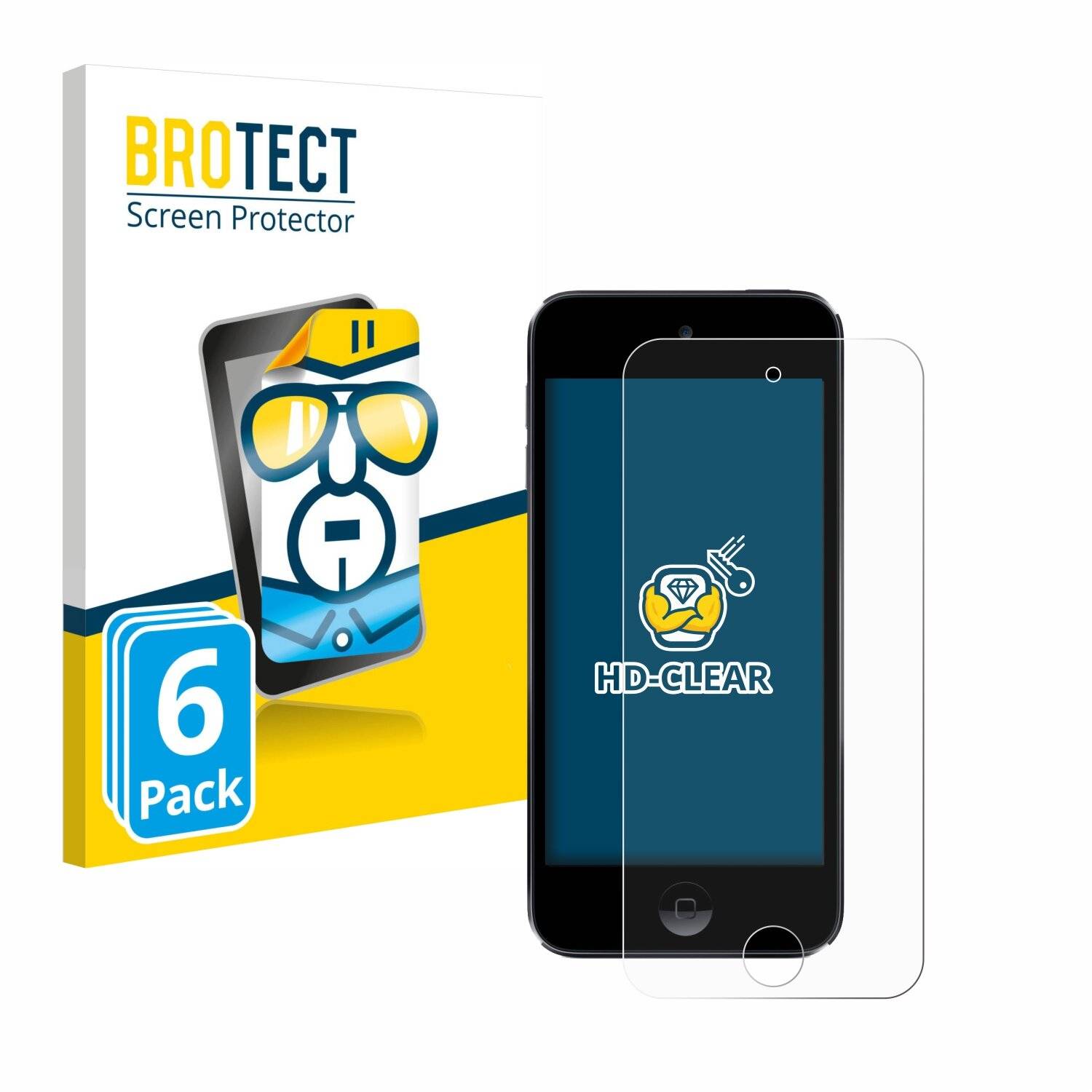 6x BROTECT Displayschutz-Folie für Apple iPod Touch (7.